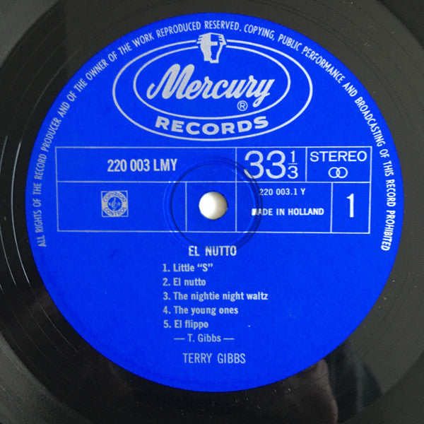 Terry Gibbs ~ El Nutto (Vinyl) - Djungel & Jazz