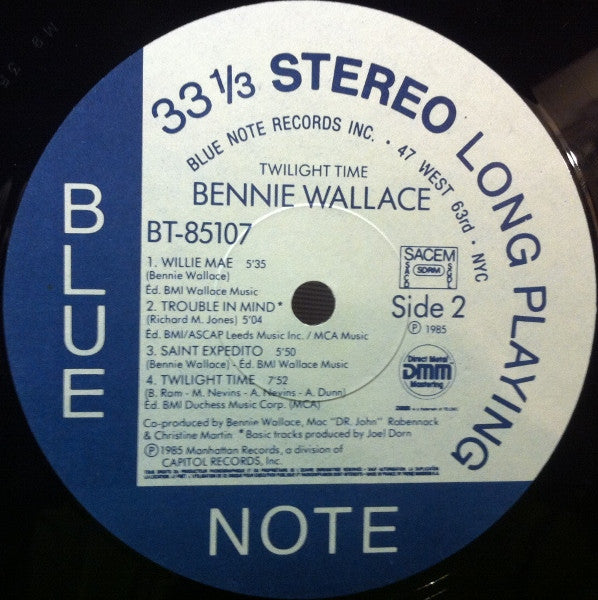 Bennie Wallace : Twilight Time (LP, Album)