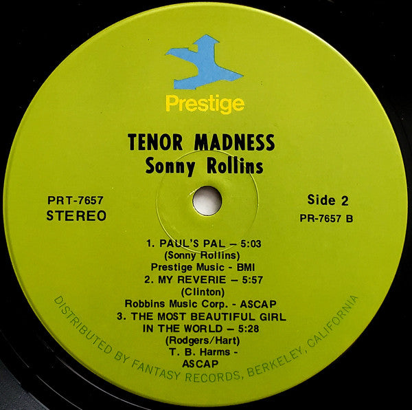 Sonny Rollins ~ Tenor Madness (Vinyl) - Djungel & Jazz