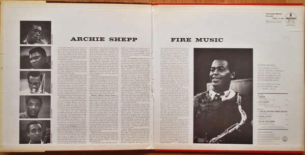Archie Shepp : Fire Music (LP, Album)