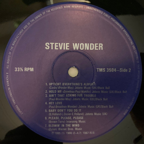 Stevie Wonder ~ Uptight (Vinyl) - Djungel & Jazz