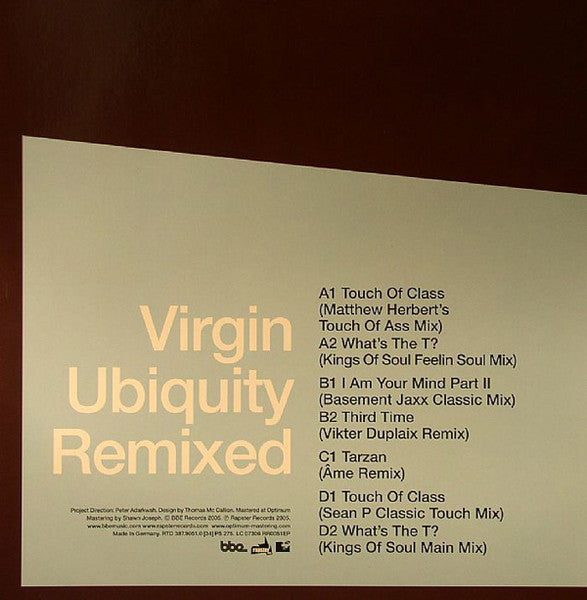 Roy Ayers : Virgin Ubiquity Remixed EP 4 (2x12", EP)