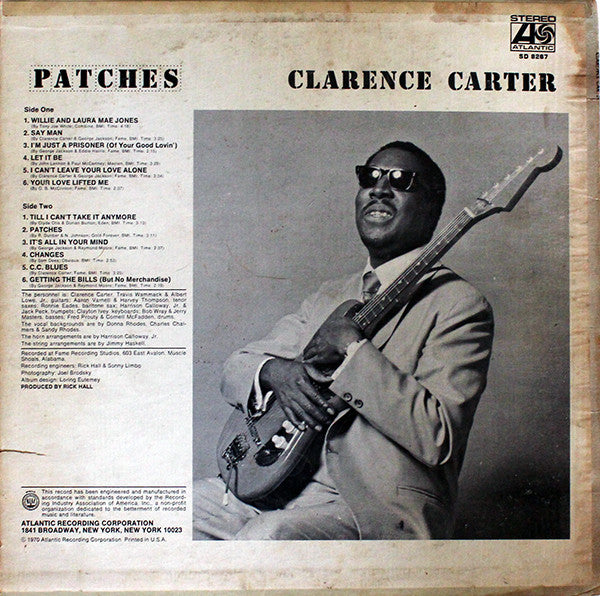 Clarence Carter ~ Patches (Vinyl) - Djungel & Jazz