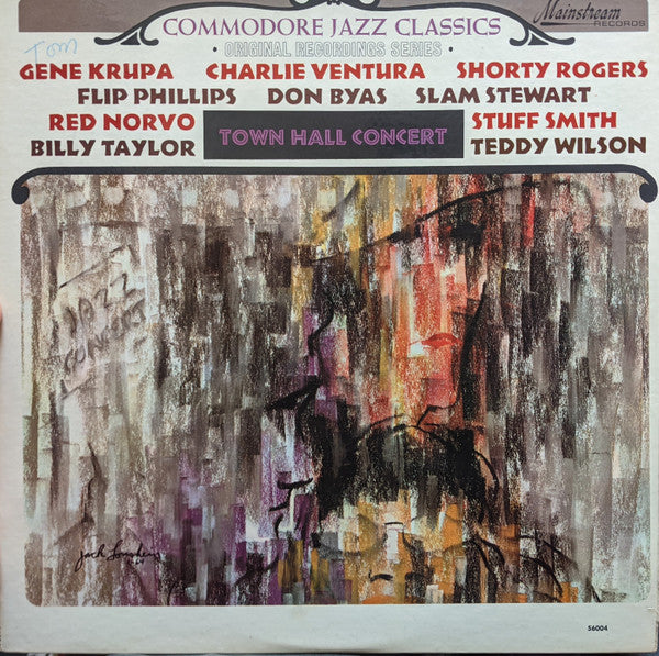 Various : Town Hall Concert (LP, Album, Mono)