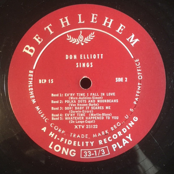 Don Elliot ~ Don Elliot Sings (Vinyl) - Djungel & Jazz