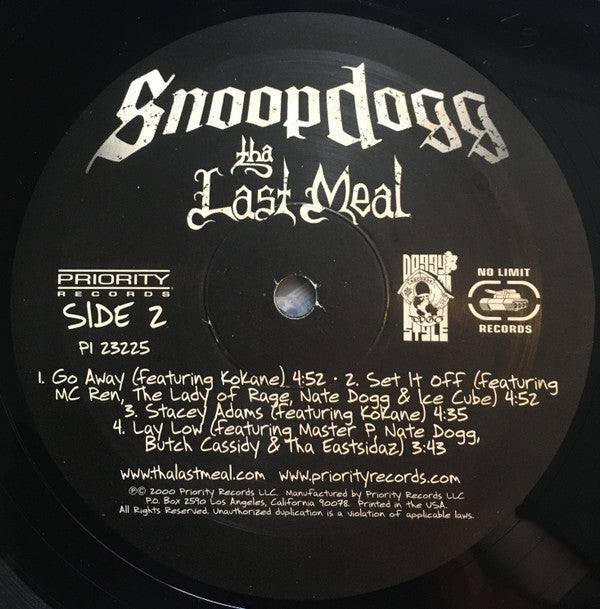 Snoop Dogg ~ Tha Last Meal (Vinyl) - Djungel & Jazz