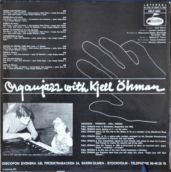 Kjell Öhman ~ Organ Jazz With Kjell Öhman (Vinyl) - Djungel & Jazz