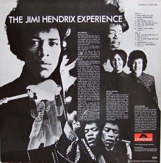 The Jimi Hendrix Experience ~ Are You Experienced (Vinyl) - Djungel & Jazz