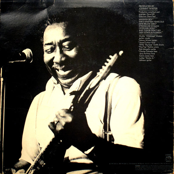 Muddy Waters : Muddy "Mississippi" Waters Live (LP, Album)