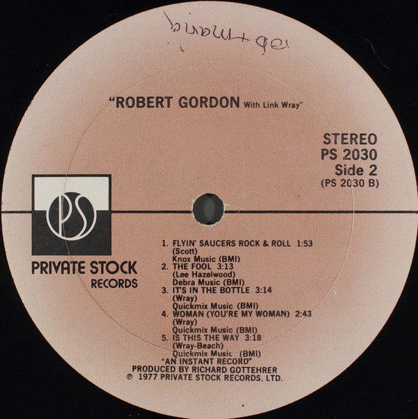 Robert Gordon With Link Wray ~ Robert Gordon With Link Wray (Vinyl) - Djungel & Jazz