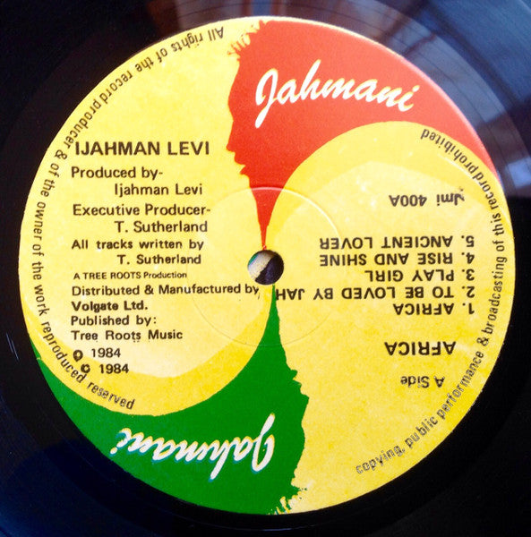 Ijahman Levi : Africa (LP, Album)