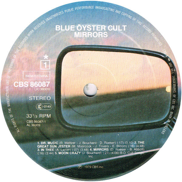 Blue Öyster Cult ~ Mirrors (Vinyl) - Djungel & Jazz