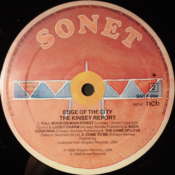 The Kinsey Report ~ Edge Of The City (Vinyl) - Djungel & Jazz