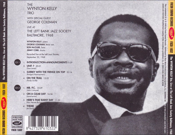 Wynton Kelly Trio With Special Guest George Coleman ~ Live At The Left Bank Jazz Society Baltimore, 1968 (Vinyl) - Djungel & Jazz