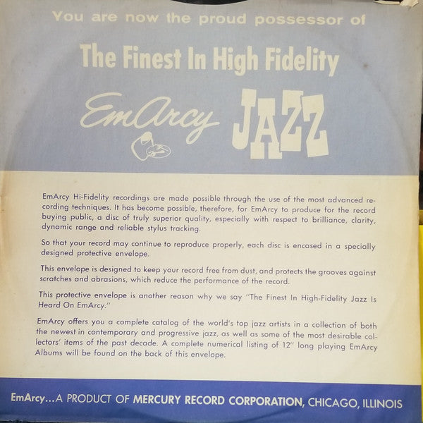 Clifford Brown And Max Roach : At Basin Street (LP, Album, Mono, Hig)