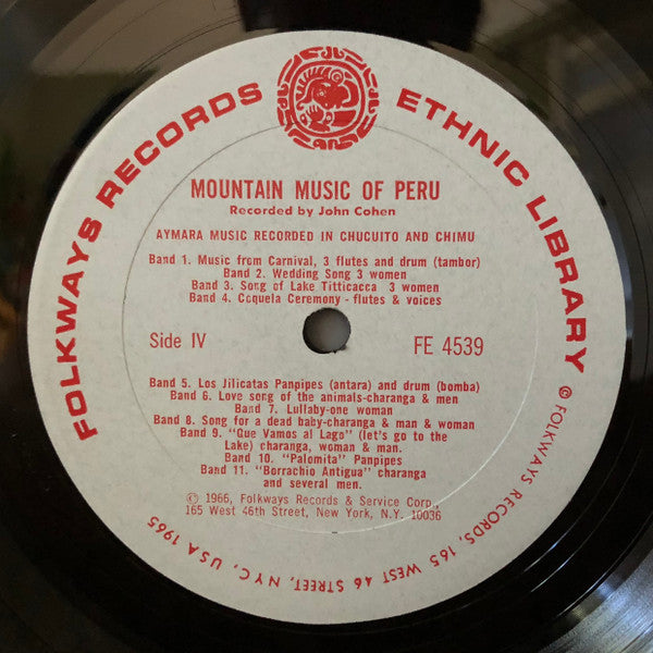 Various ~ Mountain Music Of Peru (Vinyl) - Djungel & Jazz
