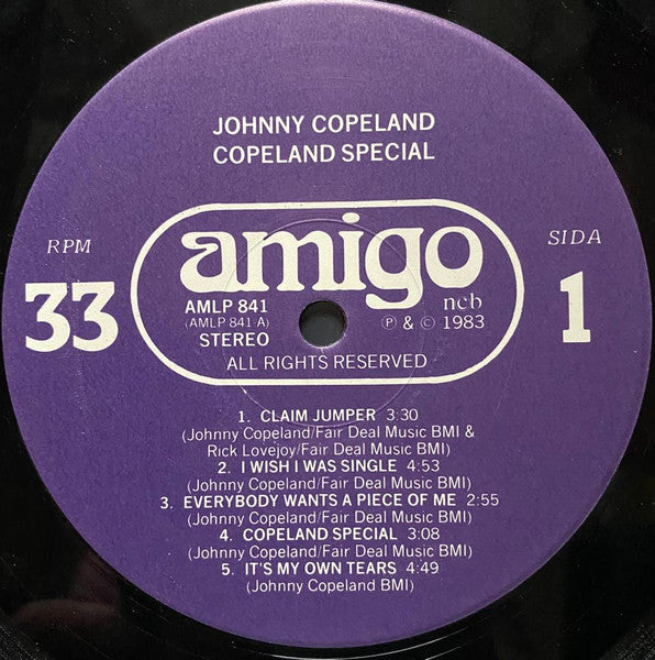 Johnny Copeland ~ Copeland Special (Vinyl) - Djungel & Jazz