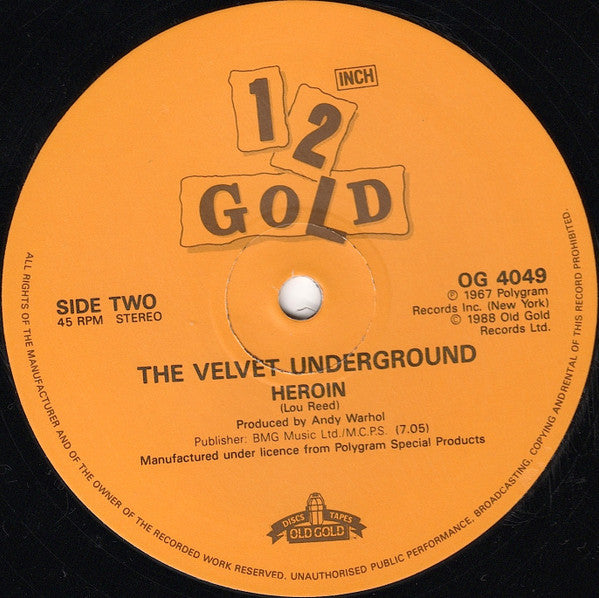 The Velvet Underground ~ I'm Waiting For The Man / Heroin (Vinyl) - Djungel & Jazz