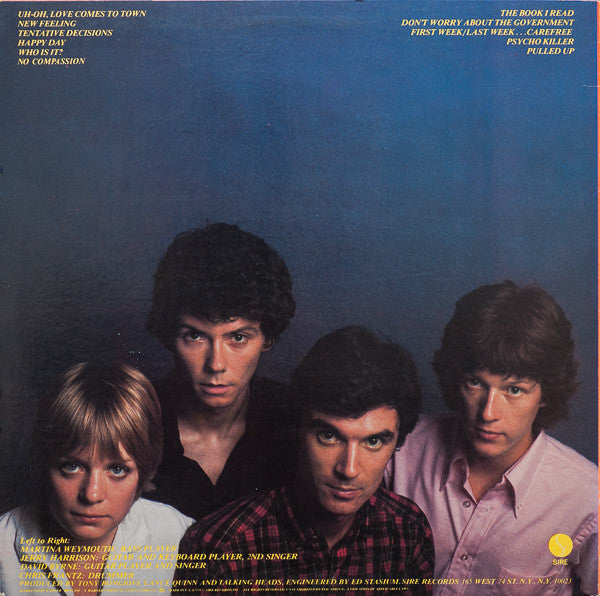 Talking Heads : Talking Heads: 77 (LP, Album, Win)