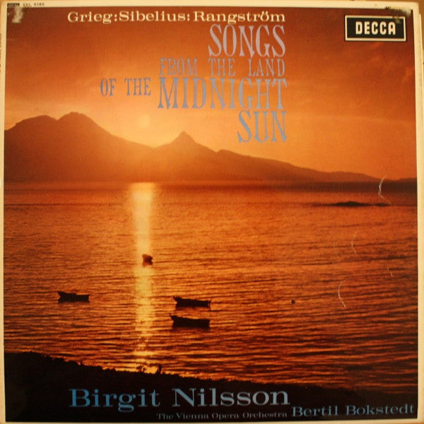 Birgit Nilsson, The Vienna Opera Orchestra, Bertil Bokstedt, Grieg : Sibelius : Rangström ~ Songs From The Land Of The Midnight Sun (Vinyl) - Djungel & Jazz