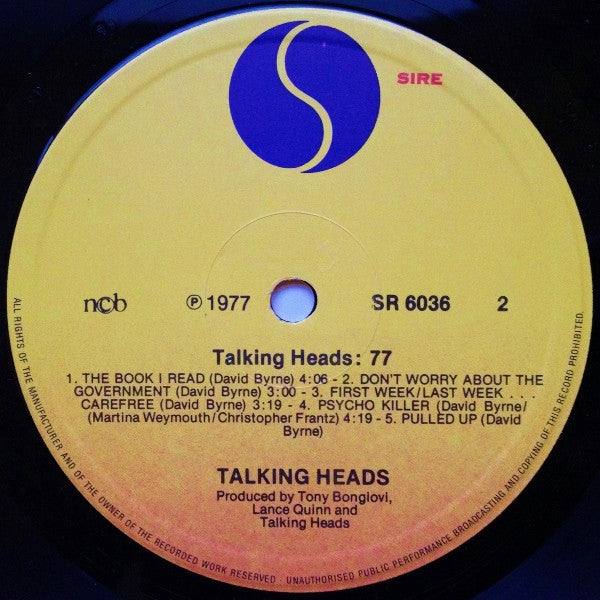 Talking Heads ~ Talking Heads: 77 (Vinyl) - Djungel & Jazz