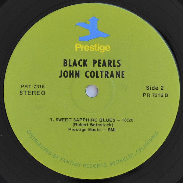 John Coltrane : Black Pearls (LP, Album, RE)