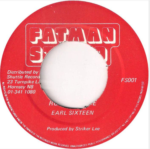 Earl Sixteen : Ride Up A Me  (7")