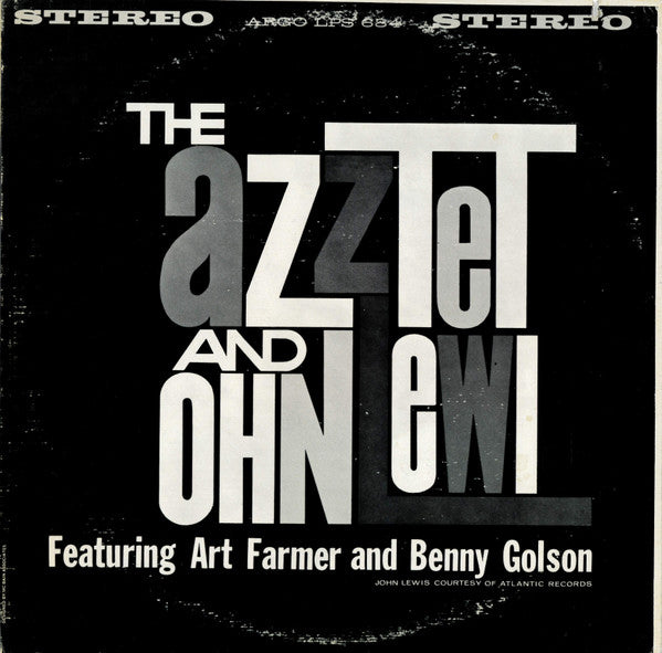 The Jazztet And John Lewis Featuring Art Farmer And Benny Golson ~ The Jazztet And John Lewis (Vinyl) - Djungel & Jazz