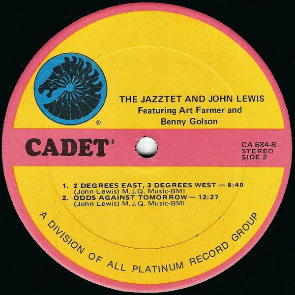 The Jazztet And John Lewis Featuring Art Farmer And Benny Golson ~ The Jazztet And John Lewis (Vinyl) - Djungel & Jazz