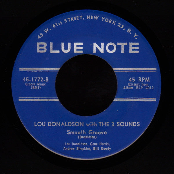 Lou Donaldson With The 3 Sounds ~ Blue Moon / Smooth Groove (Vinyl) - Djungel & Jazz