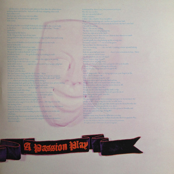 Jethro Tull ~ A Passion Play (Vinyl) - Djungel & Jazz