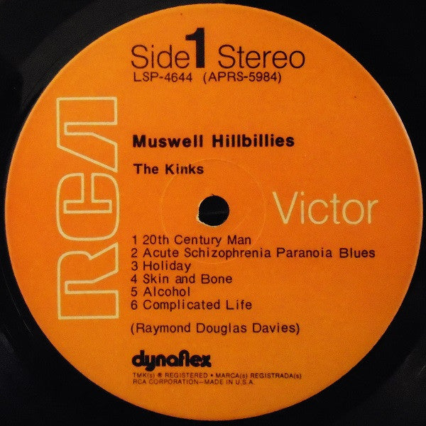 The Kinks : Muswell Hillbillies (LP, Album, Roc)