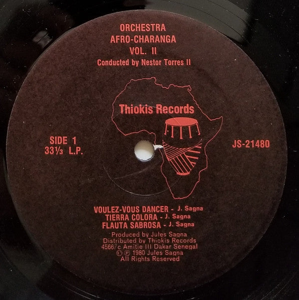Orchestra Afro-Charanga / Nestor Torres ~ Orchestra Afro-Charanga Vol.II (Vinyl) - Djungel & Jazz