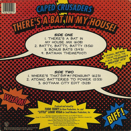 Caped Crusaders ~ There's A Bat In My House! (Vinyl) - Djungel & Jazz