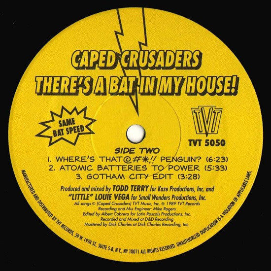 Caped Crusaders ~ There's A Bat In My House! (Vinyl) - Djungel & Jazz