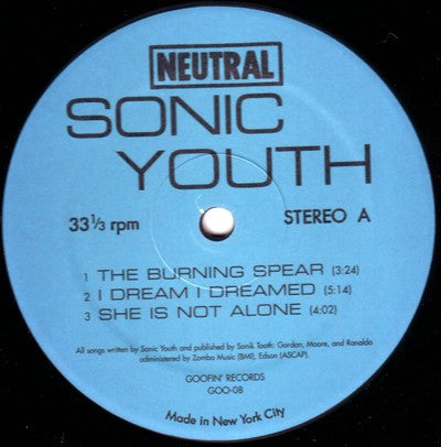 Sonic Youth ~ Sonic Youth (Vinyl) - Djungel & Jazz