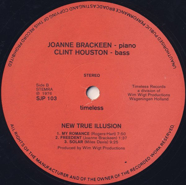 Joanne Brackeen, Clint Houston : New True Illusion (LP, RE)