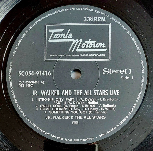 Jr. Walker & The All Stars ~ Live (Vinyl) - Djungel & Jazz
