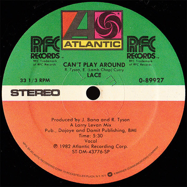 Lace : Can't Play Around (12", Lon)