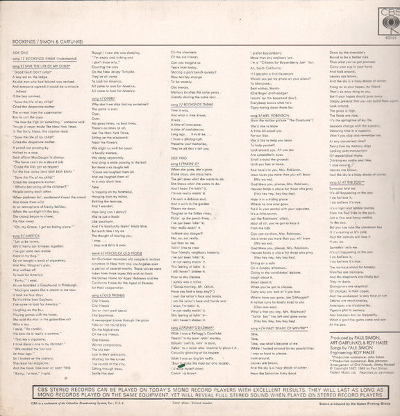 Simon & Garfunkel ~ Bookends (Vinyl) - Djungel & Jazz