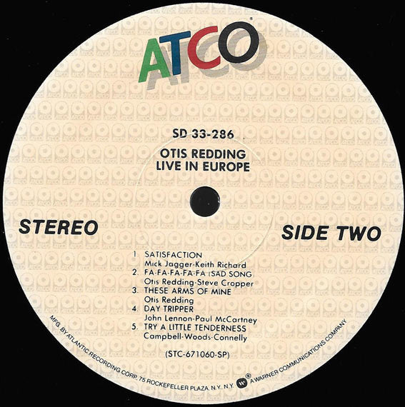 Otis Redding ~ Otis Redding Live In Europe (Vinyl) - Djungel & Jazz