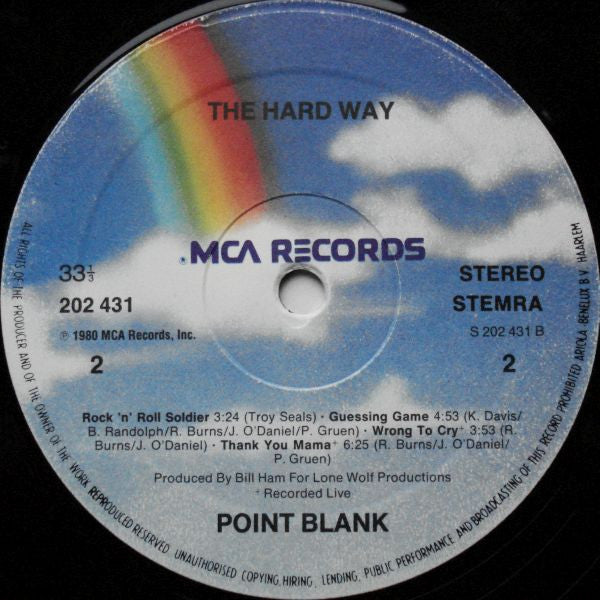 Point Blank  ~ The Hard Way (Vinyl) - Djungel & Jazz