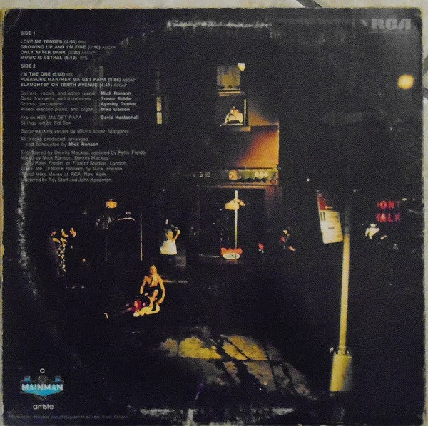 Mick Ronson ~ Slaughter On 10th Avenue (Vinyl) - Djungel & Jazz