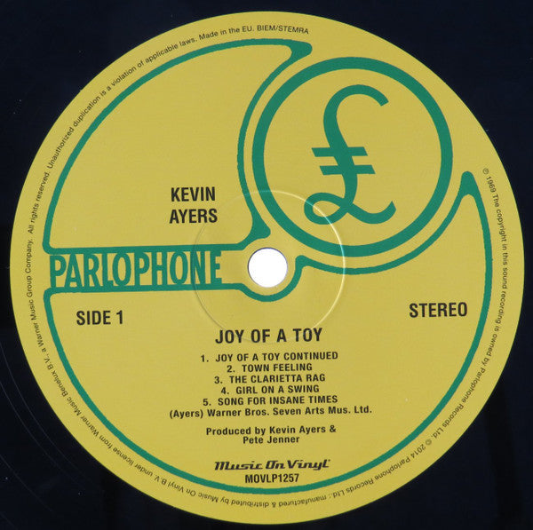 Kevin Ayers ~ Joy Of A Toy (Vinyl) - Djungel & Jazz