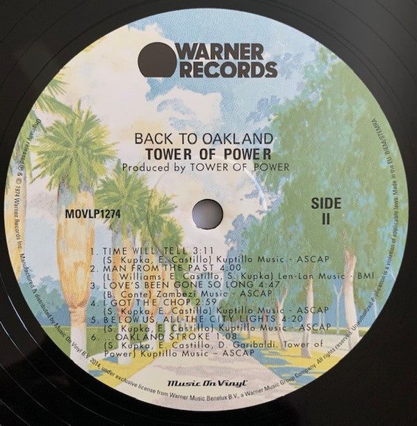 Tower Of Power ~ Back To Oakland (Vinyl) - Djungel & Jazz