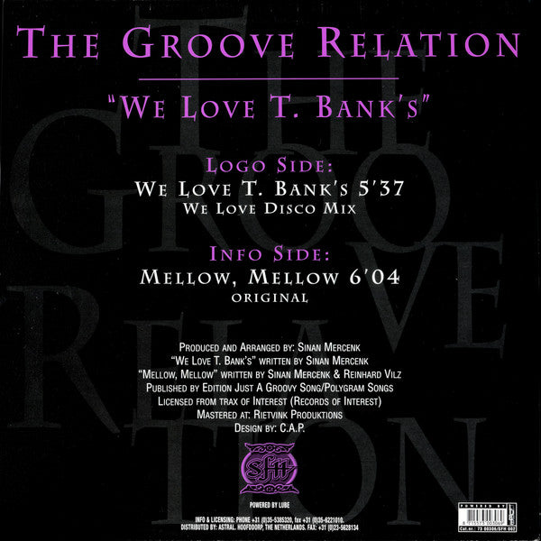 Groove Relation : We Love T. Bank's (12")