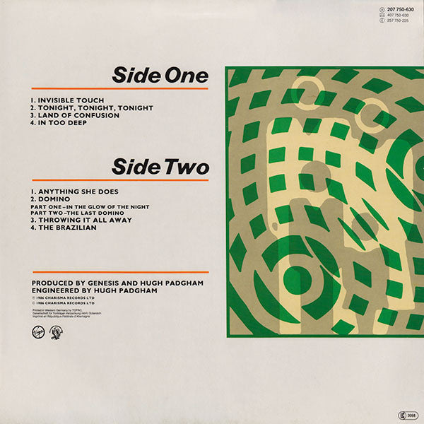 Genesis ~ Invisible Touch (Vinyl) - Djungel & Jazz