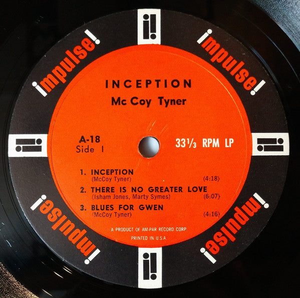 McCoy Tyner Trio ~ Inception (Vinyl) - Djungel & Jazz