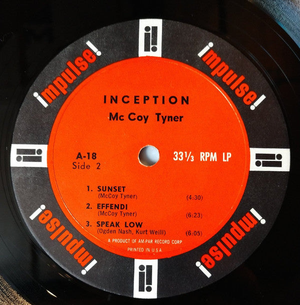 McCoy Tyner Trio ~ Inception (Vinyl) - Djungel & Jazz