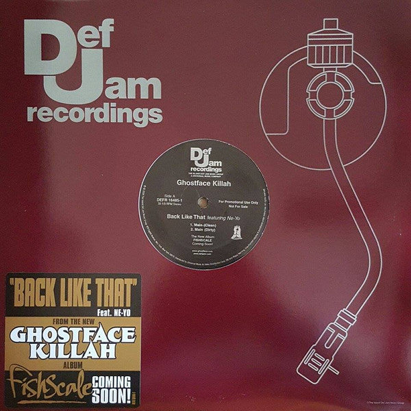 Ghostface Killah ~ Back Like That (Vinyl) - Djungel & Jazz